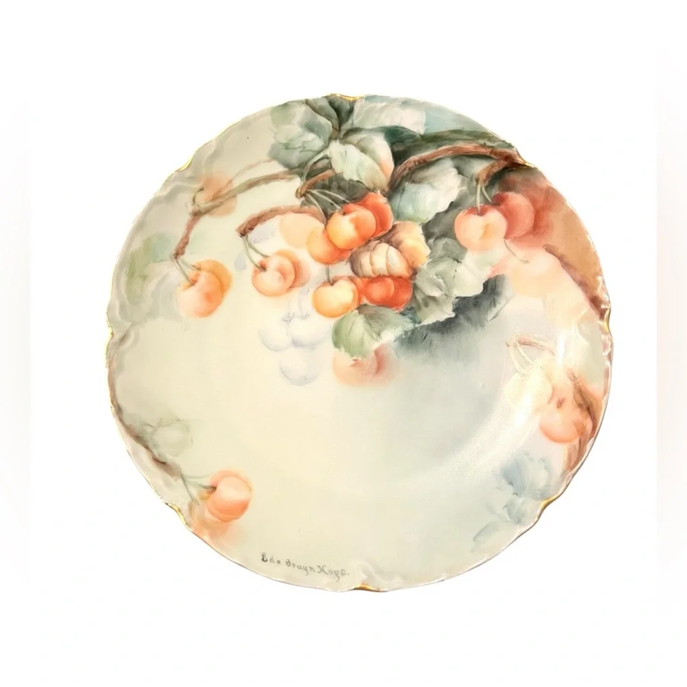 Haviland France Limoges Porcelain Decor Plates - Early 1900s